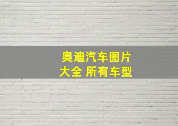 奥迪汽车图片大全 所有车型